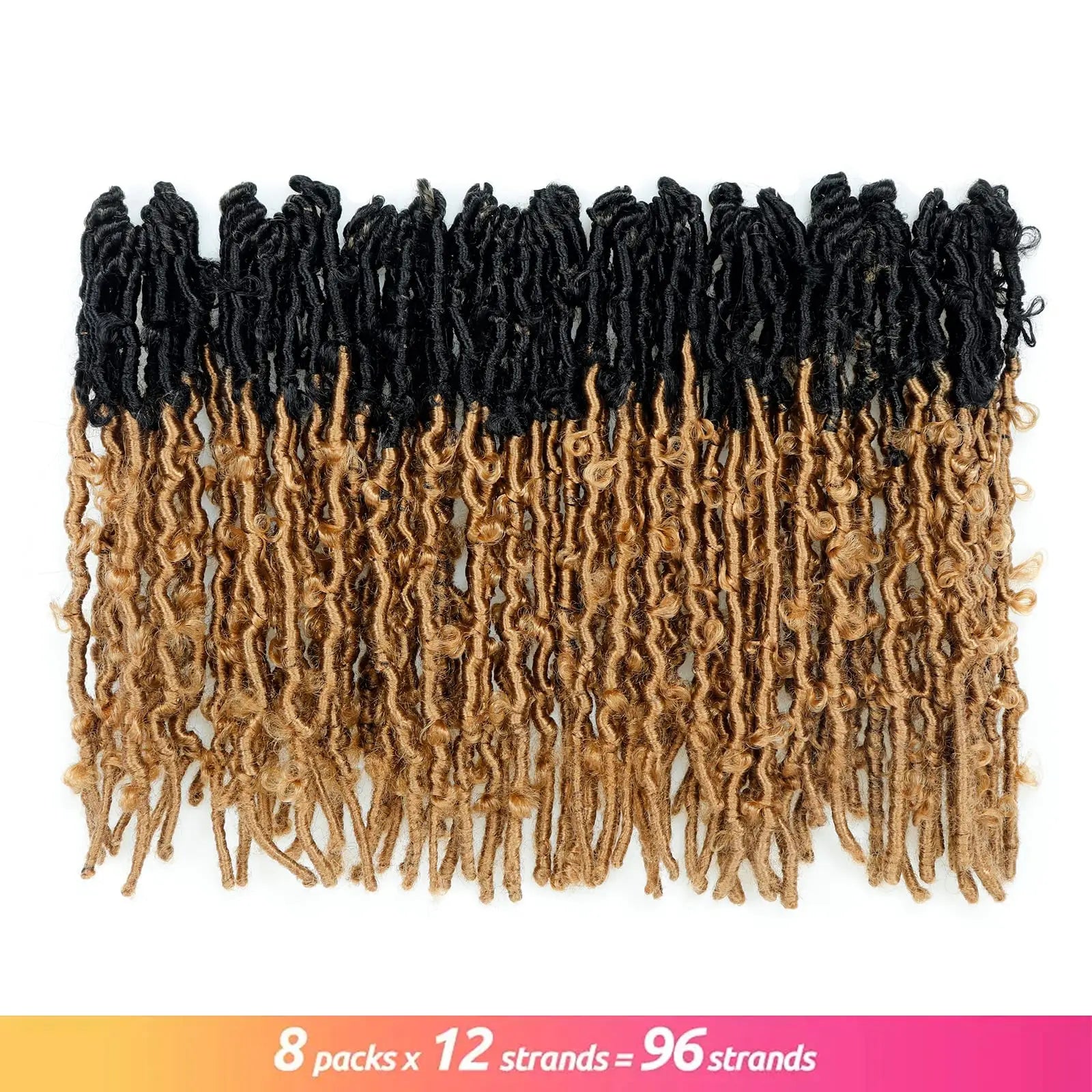 ( US ONLY) FAST SHIPPING DBL | Toyotress® Butterfly Locs Pre-Looped Distressed Locs Braiding Synthetic Crochet Hair Extensions Toyotress